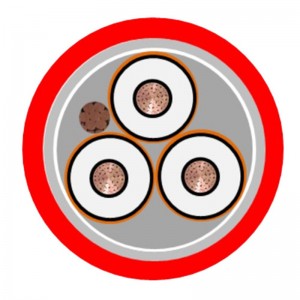 MT 3 / C CU 15KV 220NL-XLPE 133% TS ARMOR-X Cavo in PVC